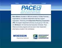 Tablet Screenshot of pacealliance.com